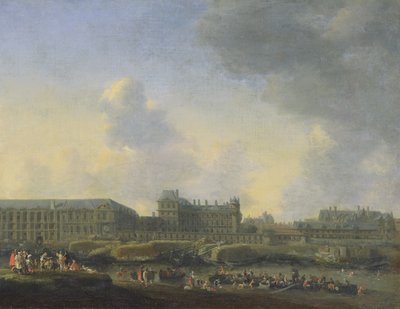 Vue de la Seine, du Louvre et du Palais Bourbon, c.1655 - Reinier Zeeman